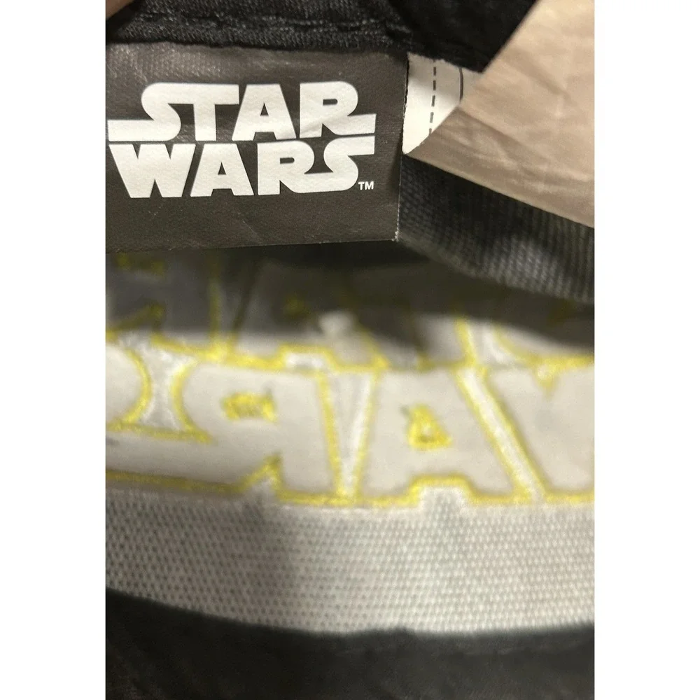 Star Wars X-Wing Fighter Kids Snapback Hat Black Denim Embroidered Adjustable